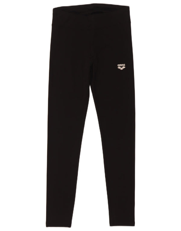 Arena Damen Leggings UK 14 Medium Schwarz Polyester