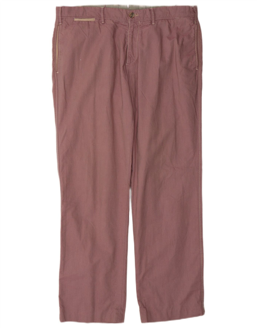MASSIMO DUTTI Herren Chinohose EU 44 Large W34 L31 Pink Classic