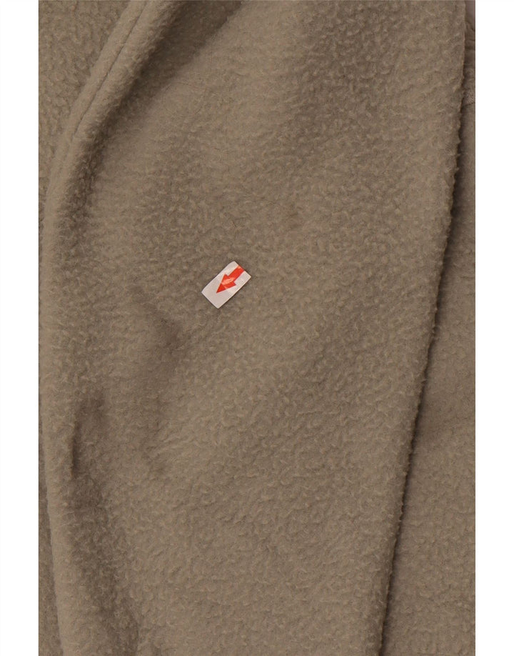 Marks & Spencer Damen Fleecejacke UK 14 Medium Khaki Polyester