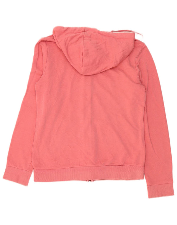Adidas Damen Graphic Zip Hoodie Pullover UK 8 Small Pink