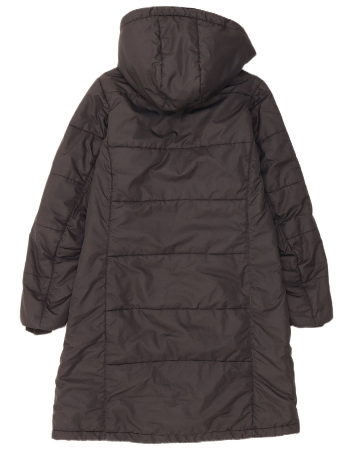 Jack Wolfskin Damen Kapuzenmantel, gepolstert, UK 10, Größe S, Schwarz, Polyester