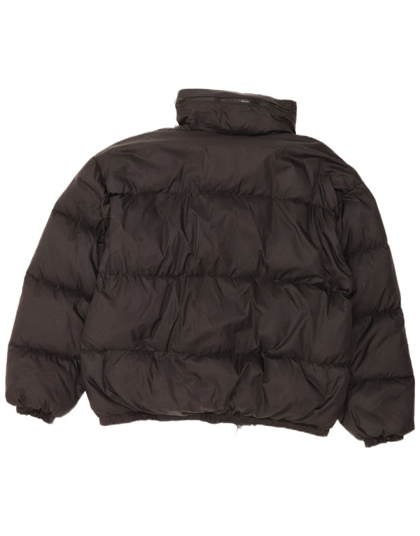 Lotto Herren-Jacke mit Kapuze, gepolstert, UK 42/44 XL, schwarzes Nylon