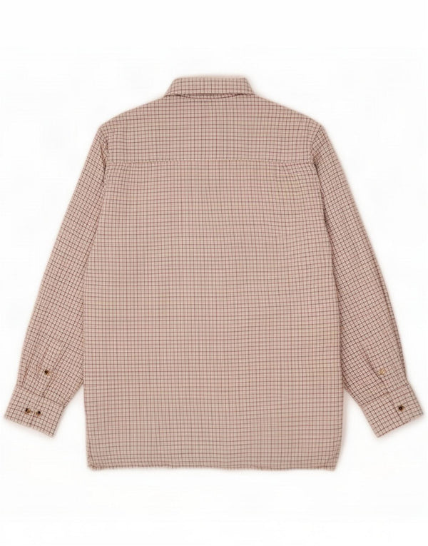 Champion Herrenhemd XL Weiß Gingham