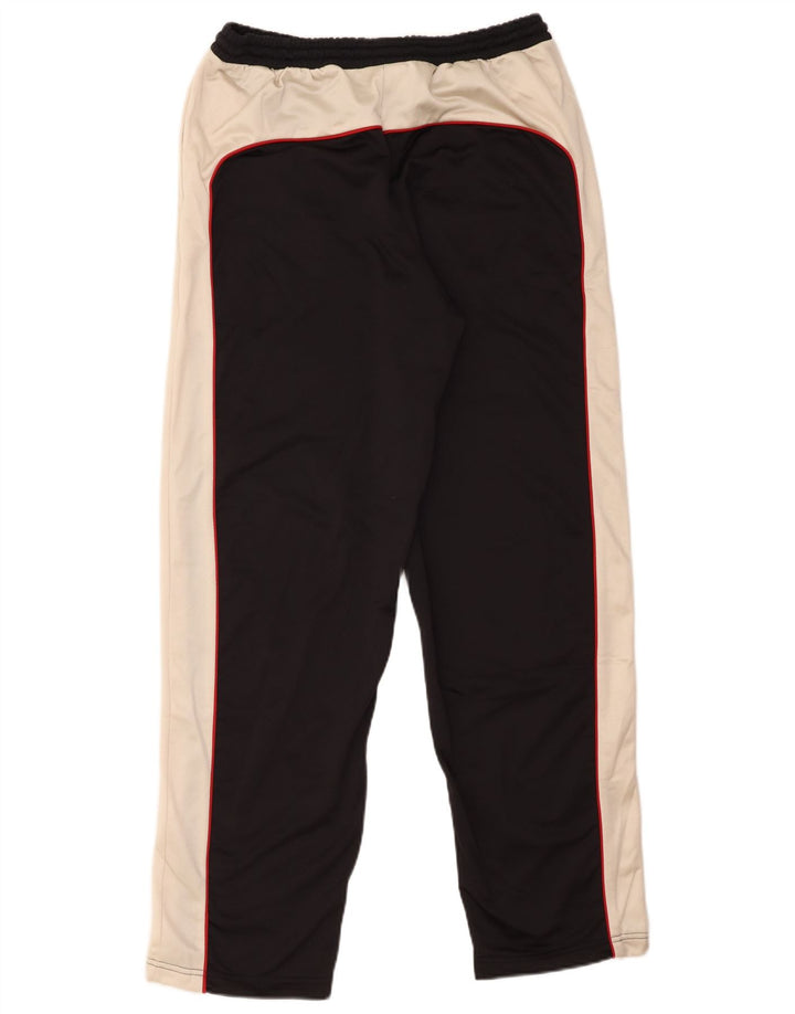 Identische Herren-Trainingshose, groß, schwarzes Colourblock-Polyester