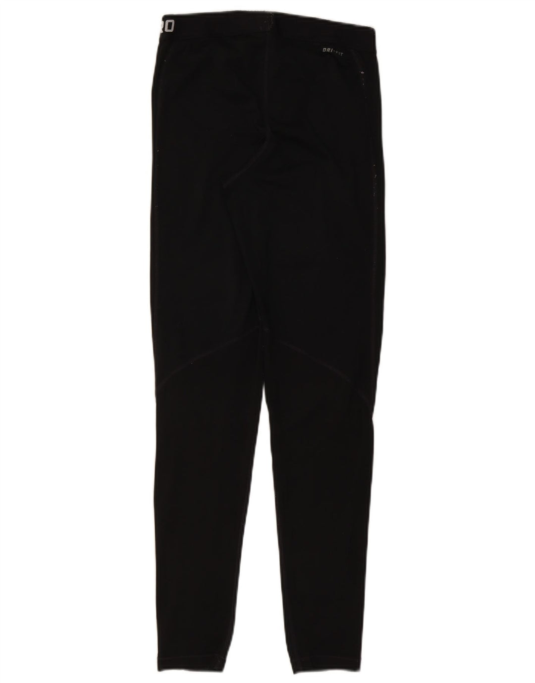 Nike Damen Dri Fit Graphic Leggings UK 12 Mittelschwarzes Polyester