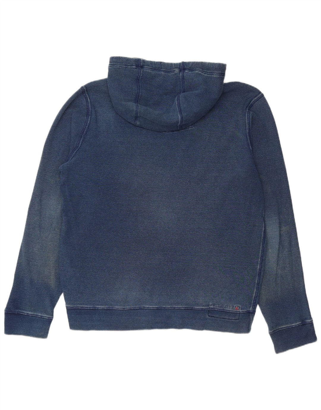 FAT FACE Herren-Kapuzenpullover mit Reißverschluss, mittlere marineblaue Baumwolle
