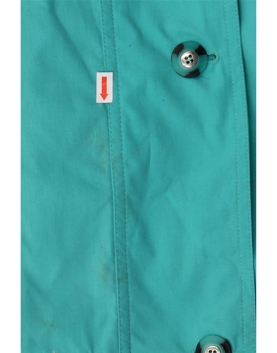 VINTAGE Womens Windbreaker Jacket UK 12 Medium Blue Polyester Vintage Vintage and Second-Hand Vintage from Messina Hembry 