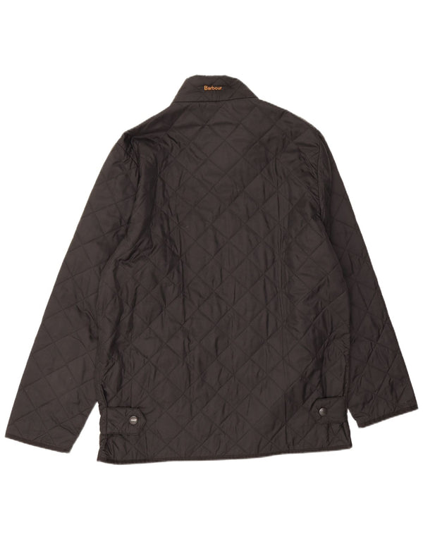 Barbour Herren Steppjacke UK 38 Medium Schwarz Polyamid