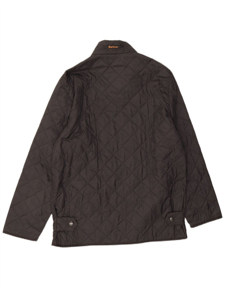 Barbour Herren Steppjacke UK 38 Medium Schwarz Polyamid