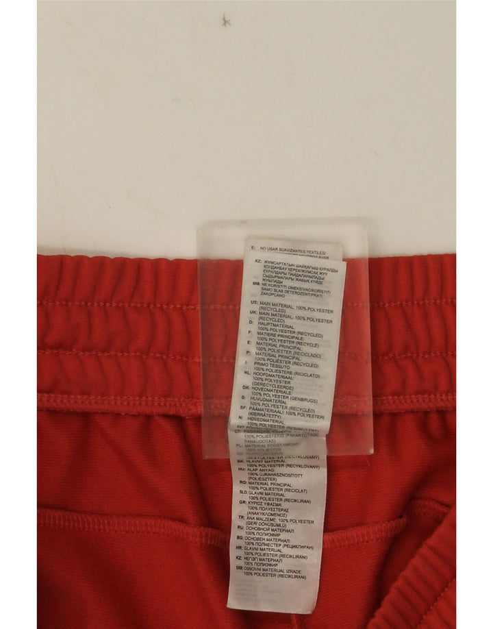 Adidas Damen Trainingshose UK 16/18 Large Rot Polyester