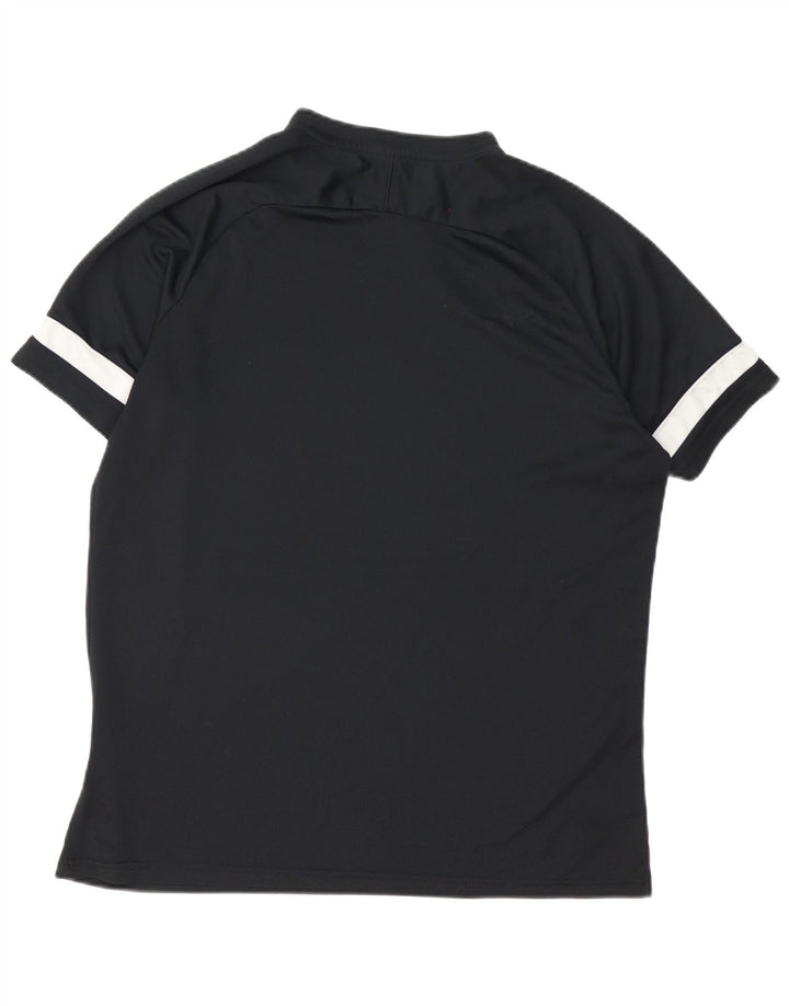Nike Herren Dri Fit T-Shirt Top XL Schwarz Farbblock