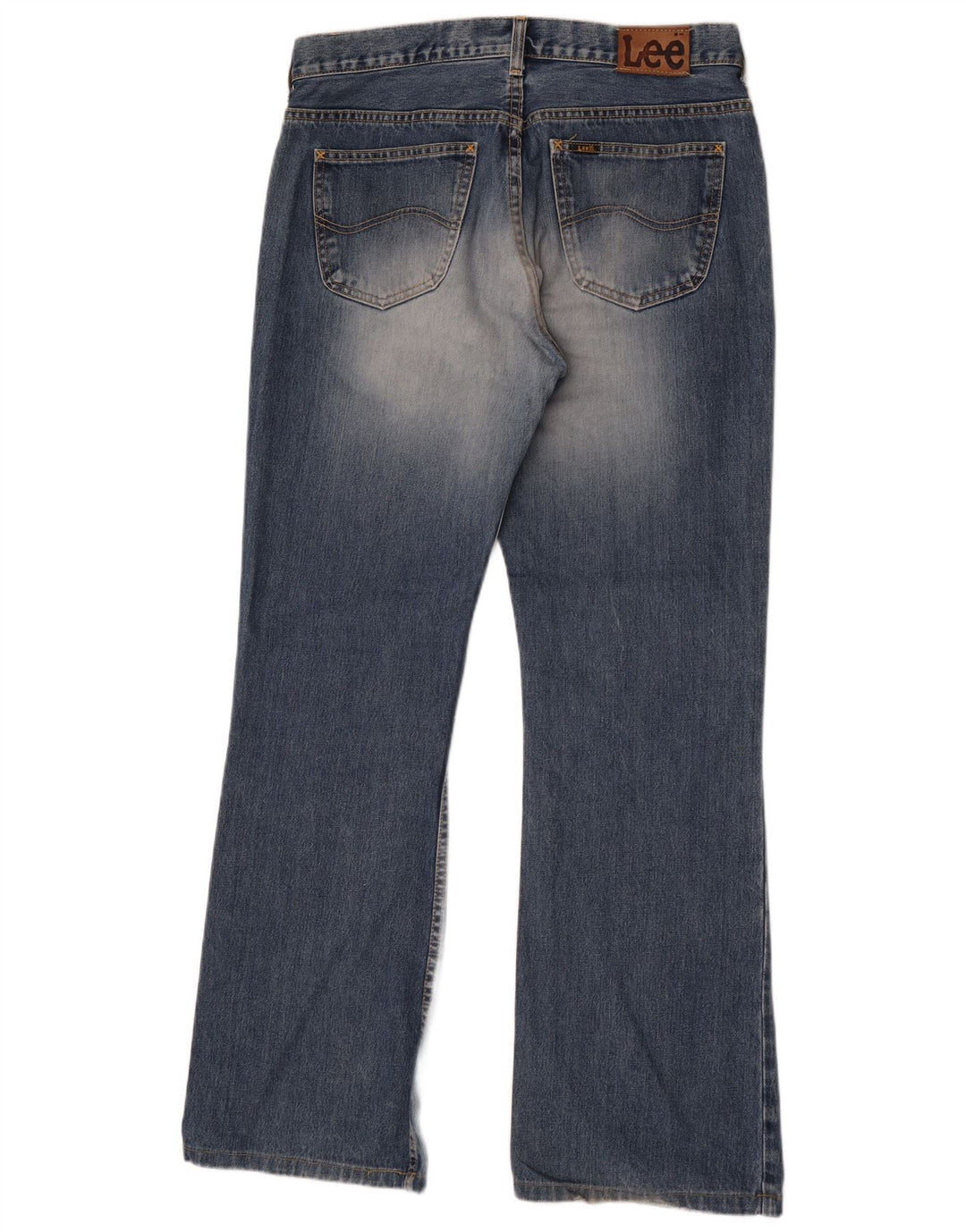 Lee Herren Denver Bootcut Jeans W36 L33 Blaue Baumwolle