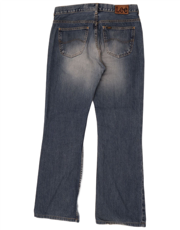 Lee Herren Denver Bootcut Jeans W36 L33 Blaue Baumwolle