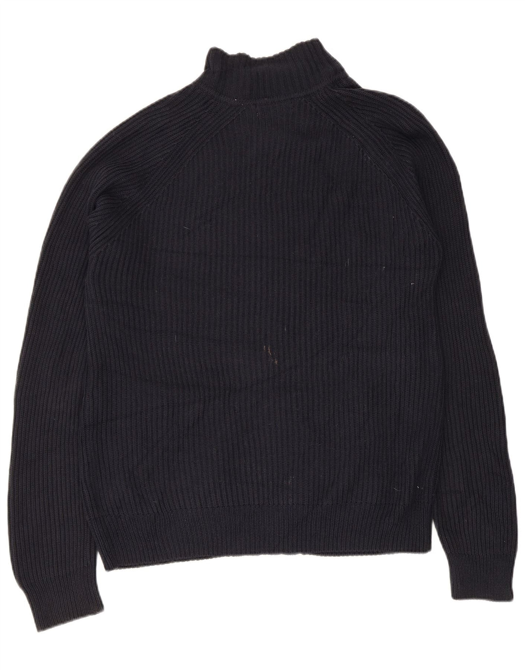 Calvin Klein Herren-Cardigan mit durchgehendem Reißverschluss, mittlere marineblaue Baumwolle