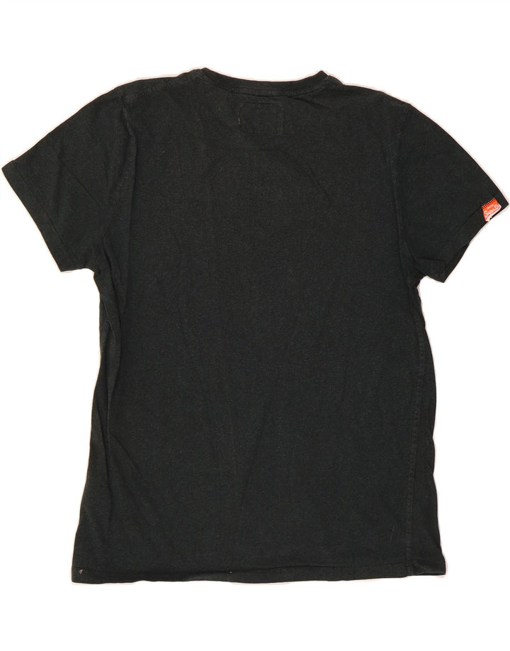 SUPERDRY Mens T-Shirt Top 2XL Grey Cotton Vintage Superdry and Second-Hand Superdry from Messina Hembry 