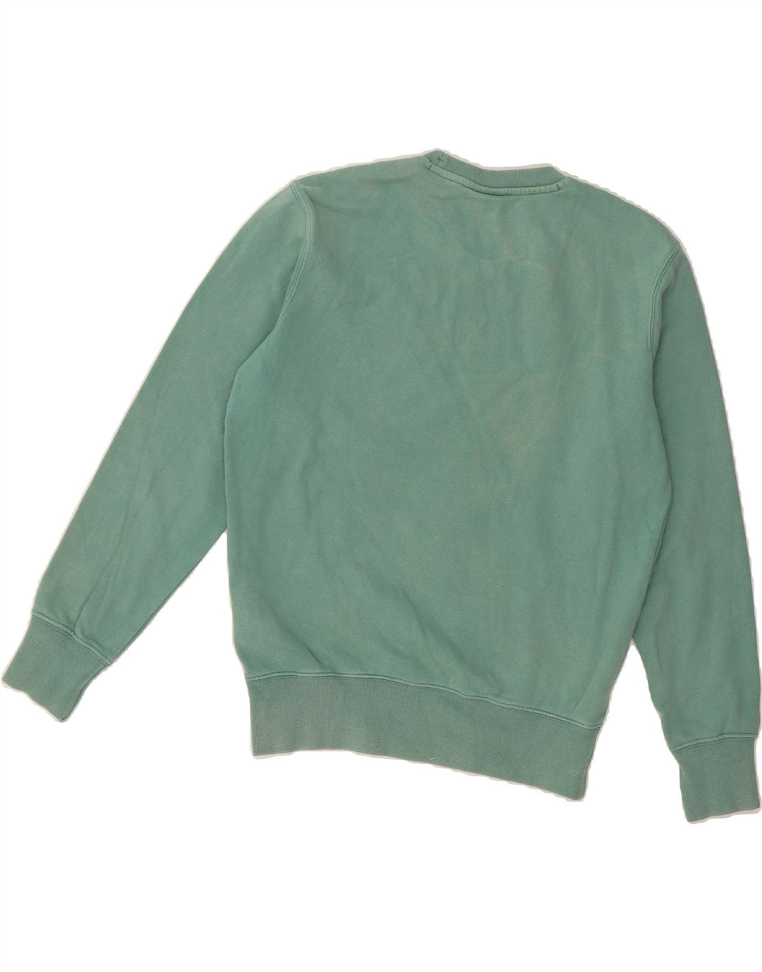 CHAMPION Womens Oversized Sweatshirt Jumper UK 10 Small Green Cotton Vintage Champion and Second-Hand Champion from Messina Hembry 