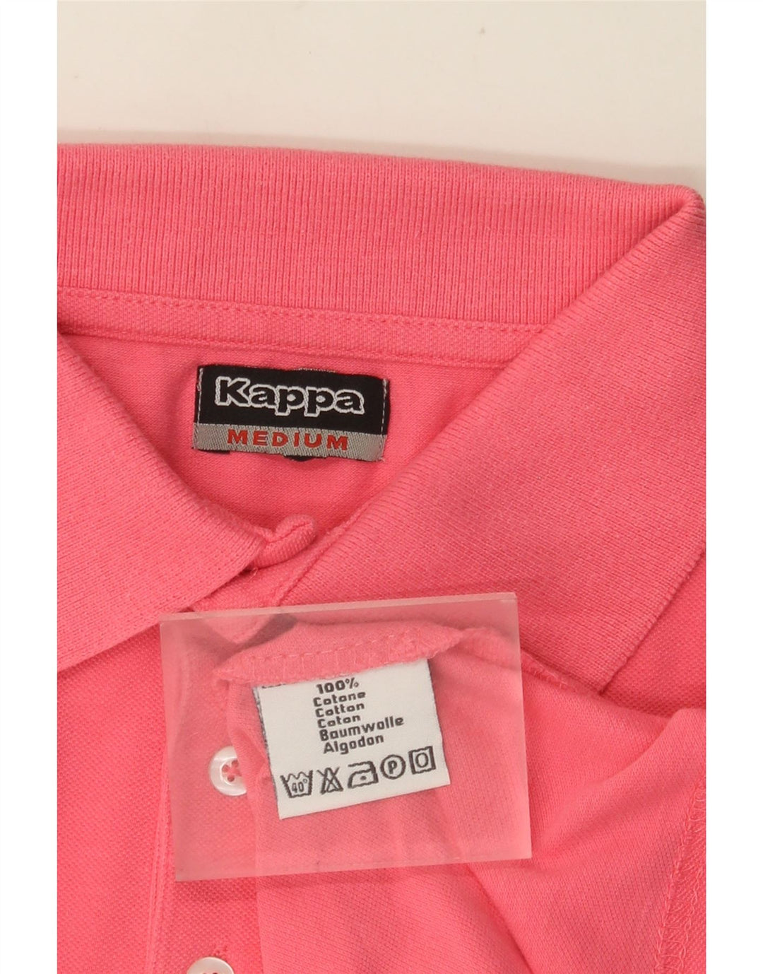 KAPPA Herren Poloshirt Mittelrosa Baumwolle