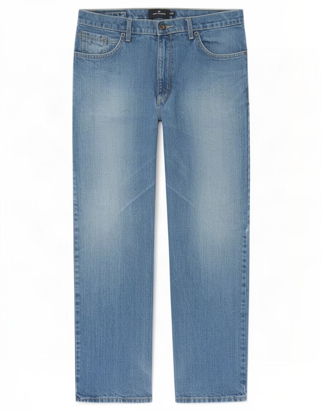Marks & Spencer Herren Blue Harbor Straight Jeans W34 L31 Baumwolle