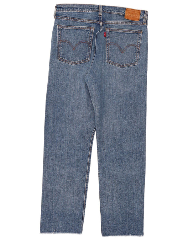 Levi's Damen Wedgie Straight Jeans W29 L28 Blaue Baumwolle