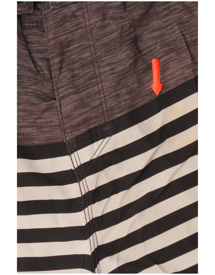 Rip Curl Herren Mirage Badeshorts Mittelgrau gestreiftes Polyester