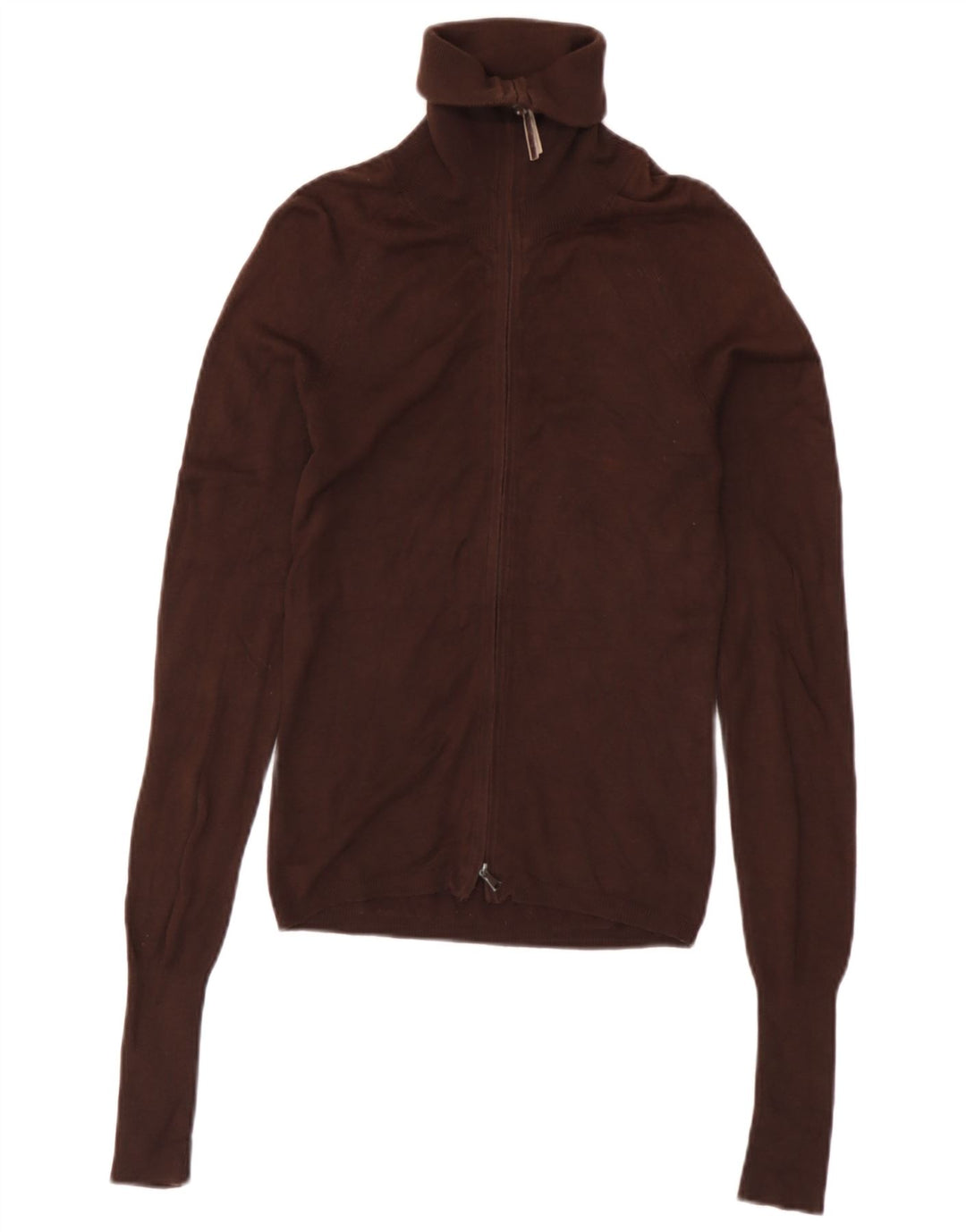 Zara Damen-Cardigan-Pullover, Gr. 8, klein, braun, Viskose