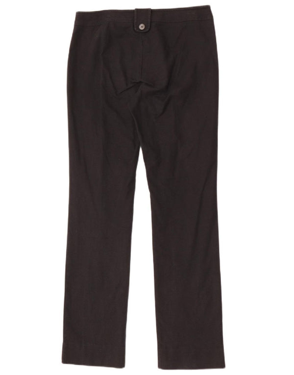 Max & Co. Gerade Damen-Anzughose, UK 8, Größe S, W28, L31, Schwarz, Baumwolle