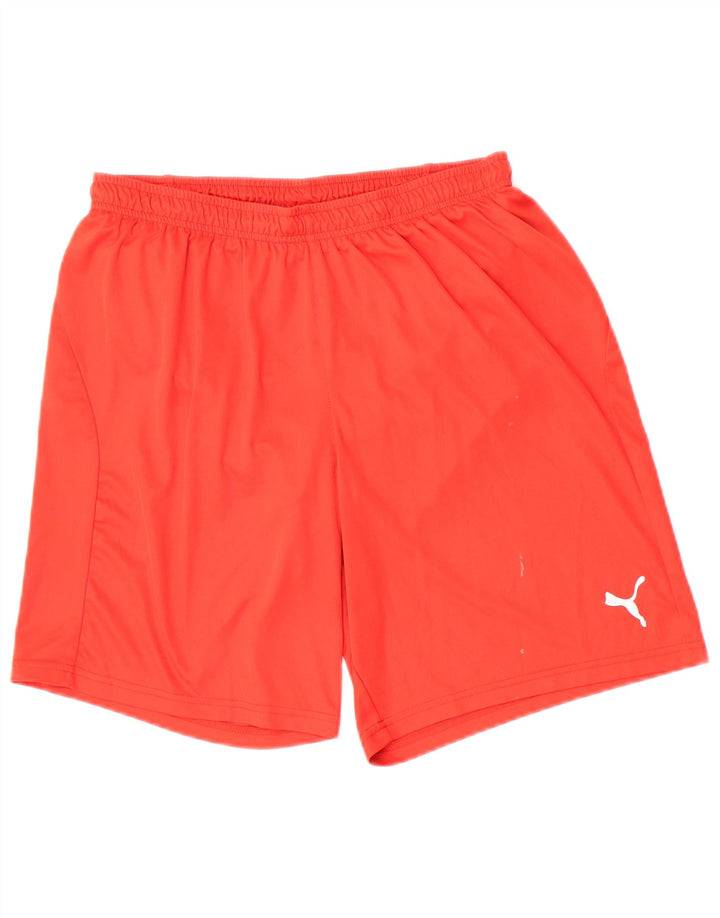 Puma Herren-Sportshorts, großes rotes Polyester