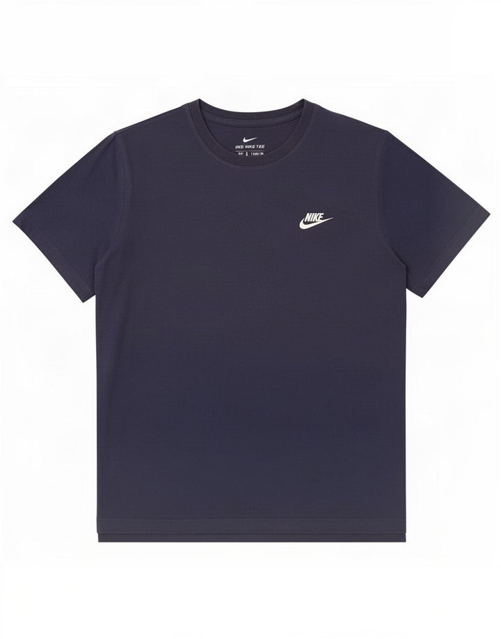 Nike Herren-T-Shirt-Oberteil, mittelgroß, marineblau, Baumwolle