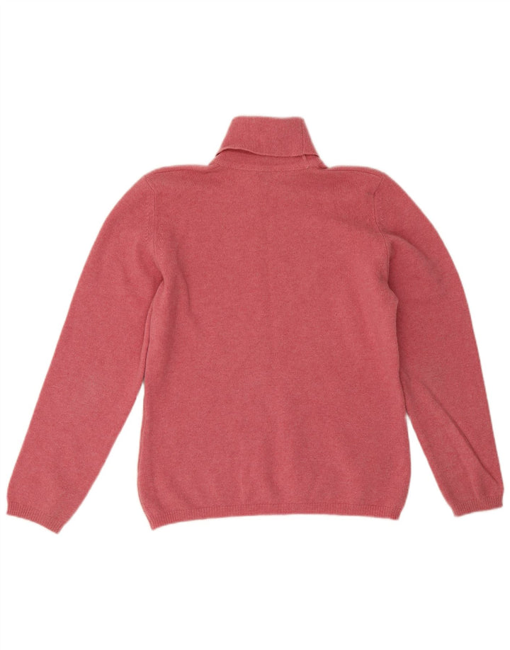 Lyle & Scott Rollkragenpullover für Damen, Gr. 14, Mittelrosa