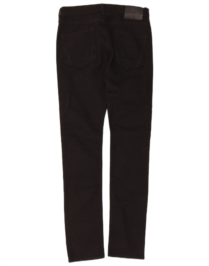 All Saints Herren-Zigaretten-Slim-Jeans, W30, L31, schwarze Baumwolle