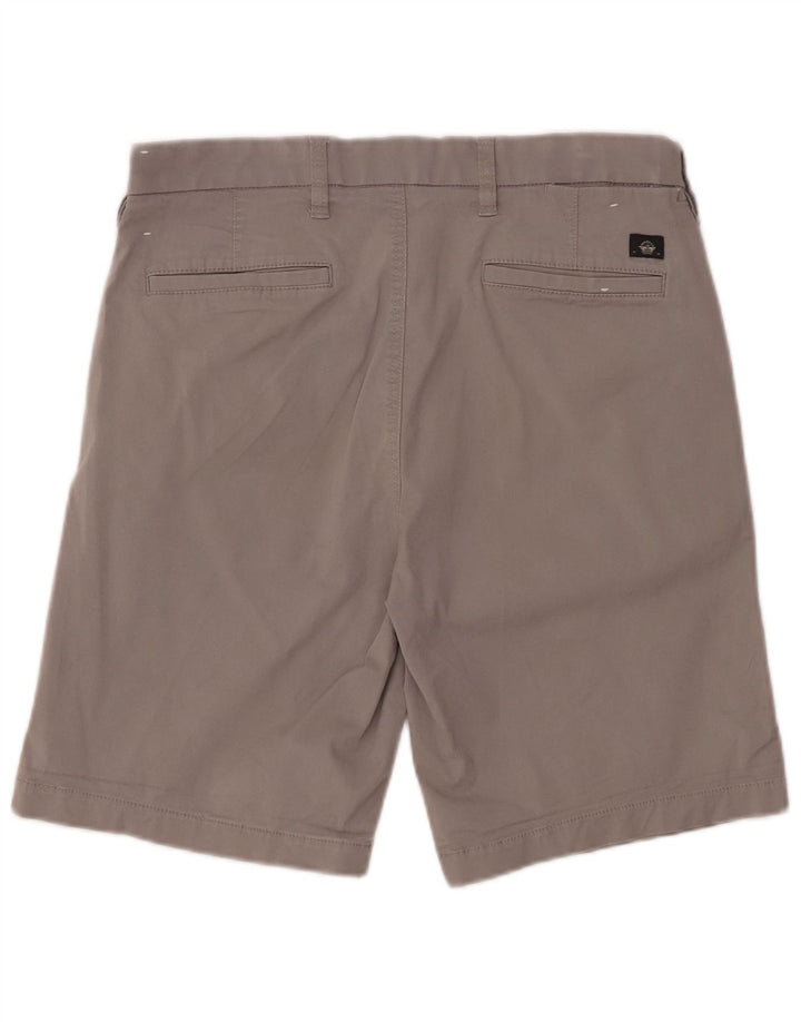 DOCKERS Herren Chinoshorts W32 mittelgraue Baumwolle