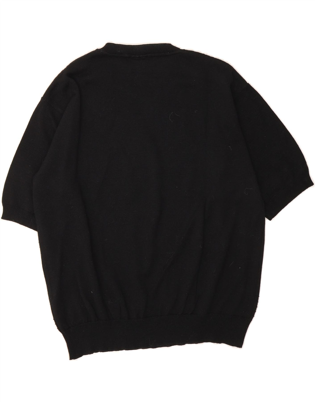 FABER Womens Graphic Crew Neck Jumper Sweater IT 44 Medium Black Vintage Faber and Second-Hand Faber from Messina Hembry 