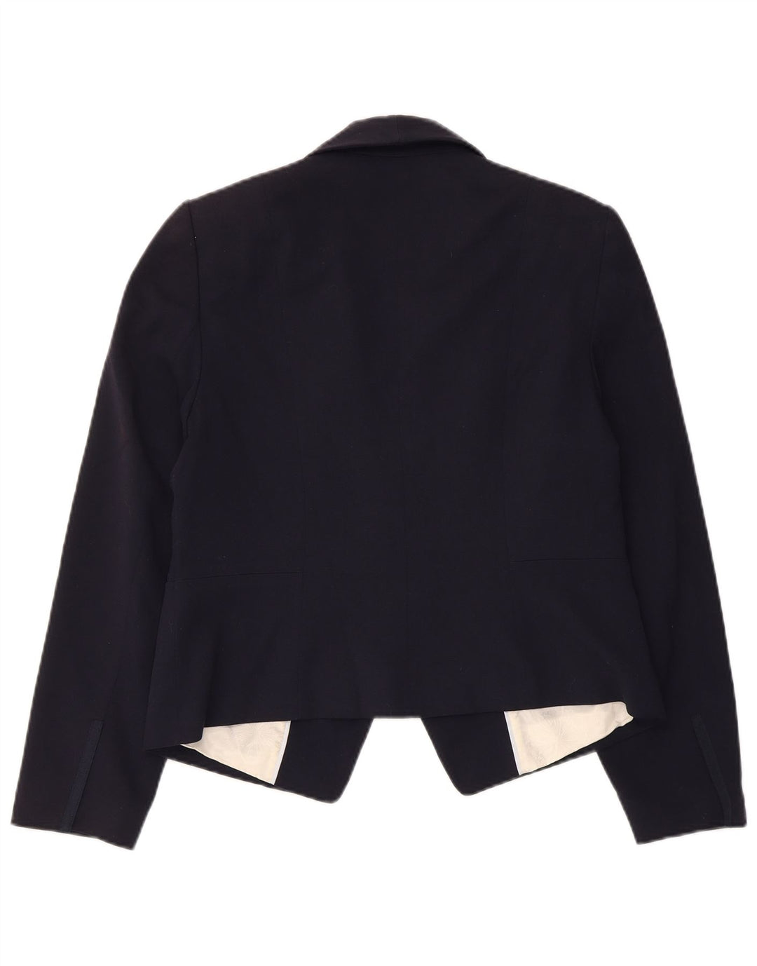 Marks & Spencer Damen Blazer Jacke UK 12 Medium Marineblau Polyester