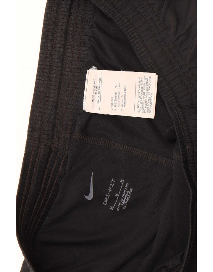 Nike Damen Dri Fit Sport Shorts UK 14 Medium Schwarz Polyester