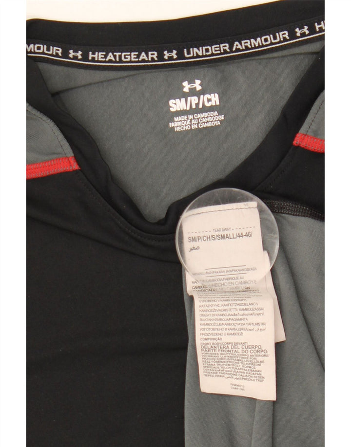 Under Armour Herren T-Shirt Top Small Schwarz Colourblock Polyester