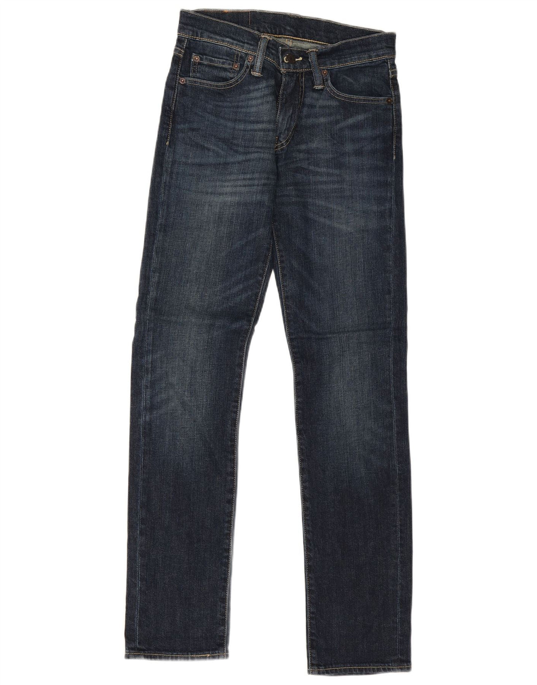 Levi's Damen 511 Slim Jeans W27 L32 Marineblau Baumwolle