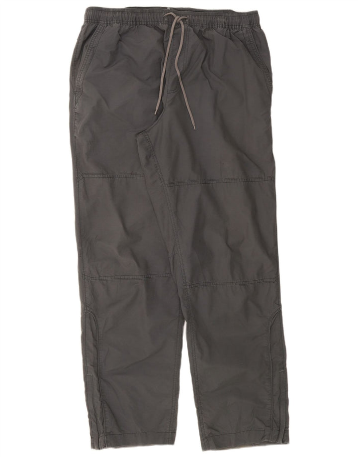 Marks & Spencer Gerade Herrenhose W38 L31 Graue Baumwolle