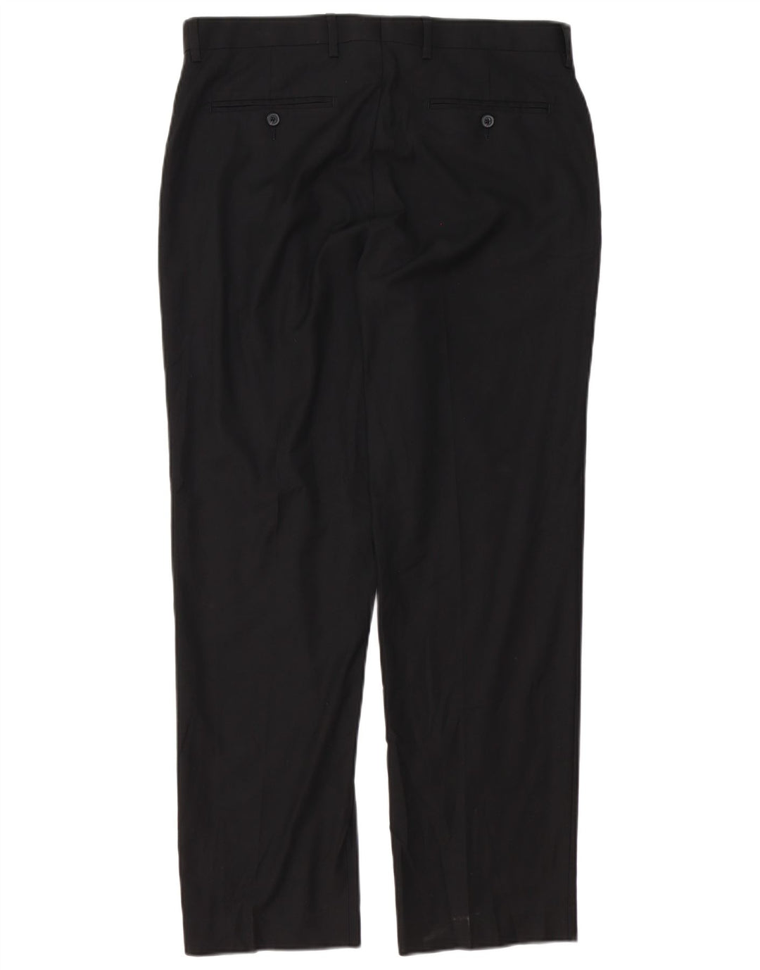 Marks & Spencer Herren-Anzughose in normaler Passform, W34, L31, Schwarz, Polyester