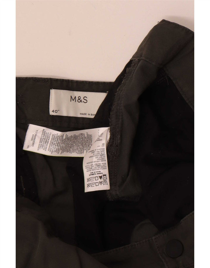 Marks & Spencer Herren Cargoshorts W40 XL Khaki Baumwolle