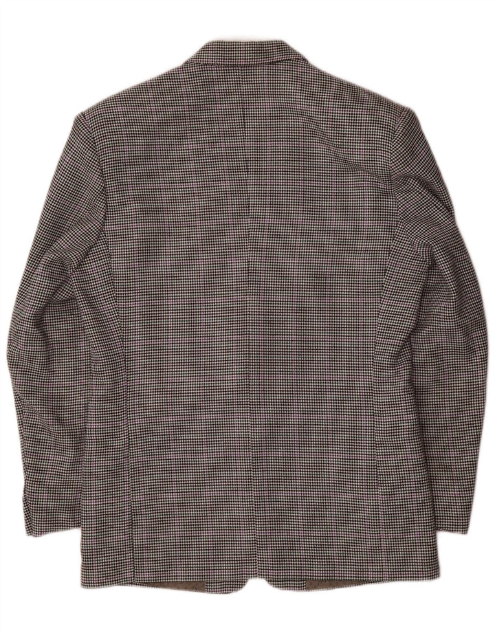 Borsalino Herren-Blazer mit 2 Knöpfen, UK 38, mittelgroß, mehrfarbig, gepunktet