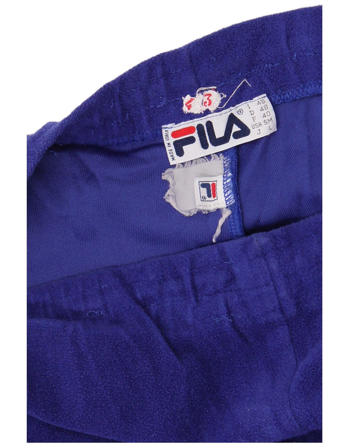 FILA Herren Fleece-Trainingshose IT 48 Mittelblau