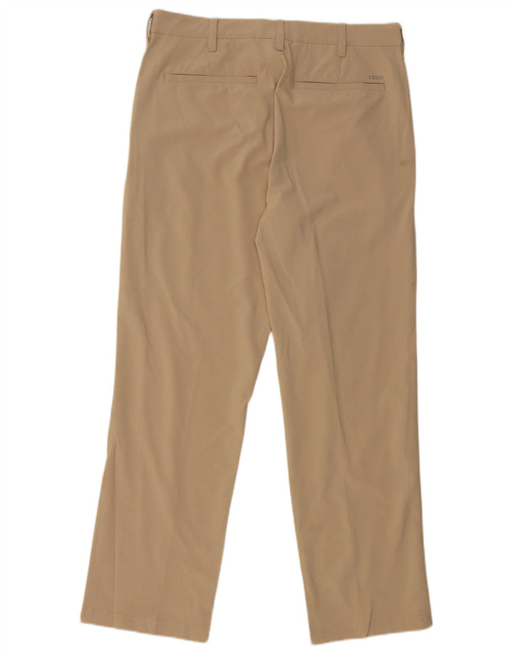 Gerade Chino-Hose für Damen von Izod, W32, L30, Beige, Polyester