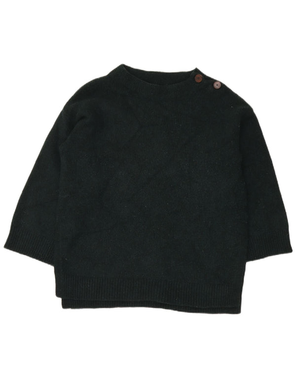 Toast Damen Longline Rollkragenpullover Pullover UK 10 Small Grün