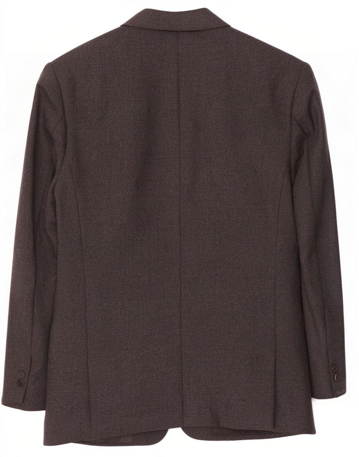 Byblos Herren-Blazer mit 2 Knöpfen, IT 48, mittelgraue Wolle