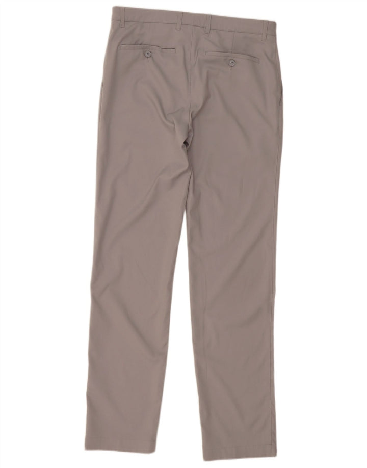 Lacoste Slim Chino-Hose für Herren, Größe 40, mittelgroß, W32, L33, grau, Polyester