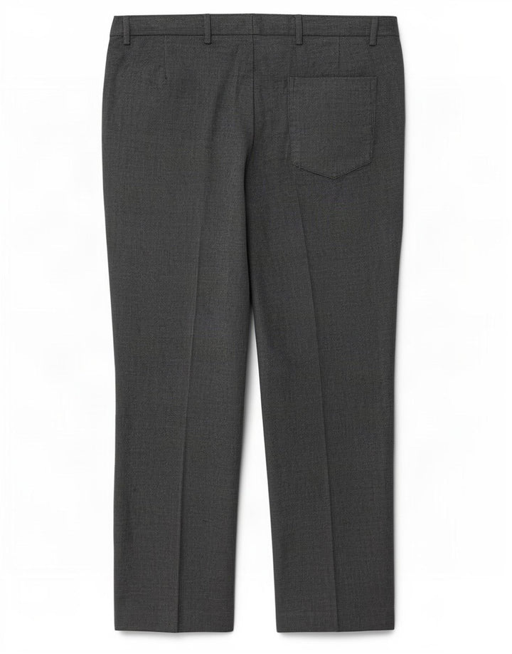 Marks & Spencer Herren-Anzughose, normal, W38, L29, Grau mit Hahnentrittmuster