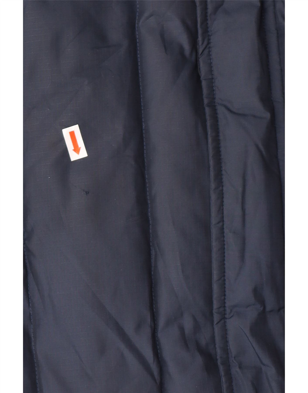 ADIDAS Mens Padded Jacket UK 38 Medium Navy Blue Polyamide