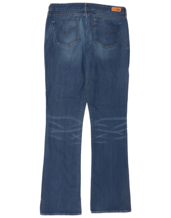 Levi's Damen Demi Curve Mid Rise Bootcut Jeans W32 L34 Blaue Baumwolle