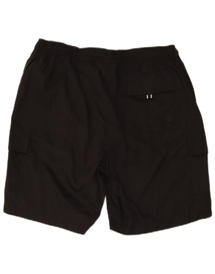 Marks & Spencer Herren Cargo-Badeshorts Mittelschwarzes Polyester
