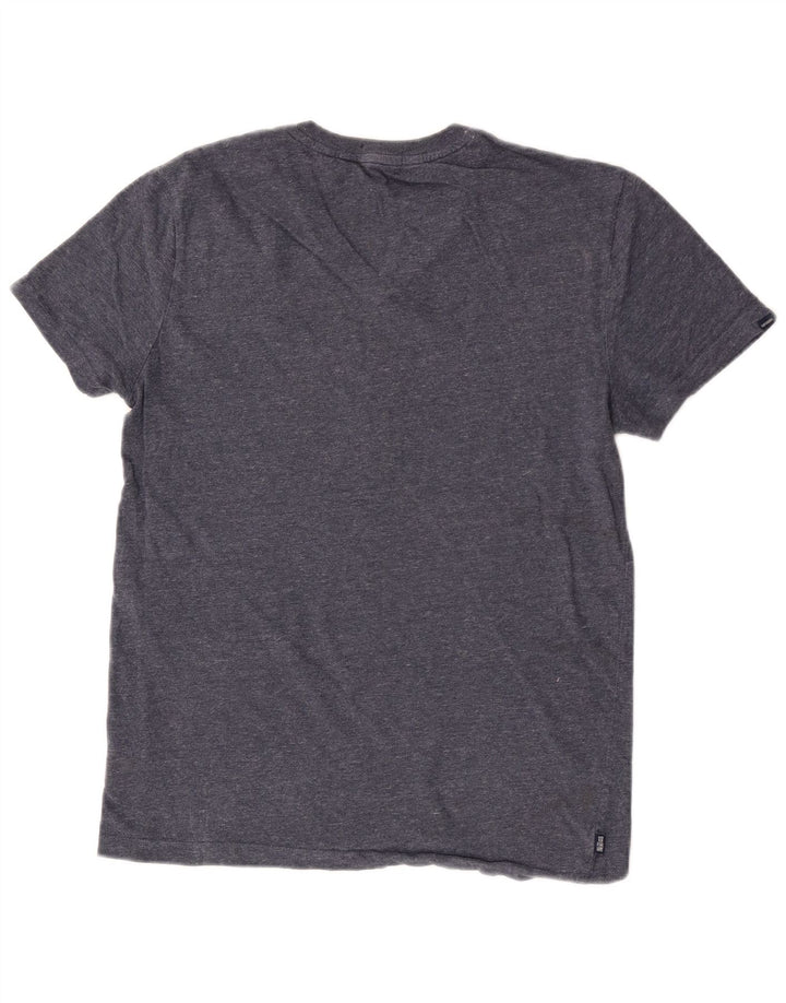 Superdry Herren T-Shirt-Oberteil aus Baumwolle in mittlerem Marineblau
